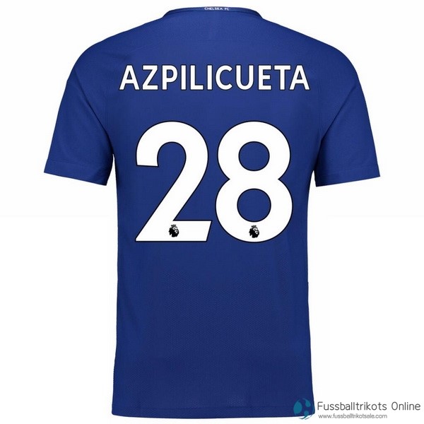 Chelsea Trikot Heim Azpilicueta 2017-18 Fussballtrikots Günstig